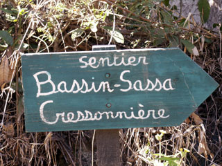 Randonnée sentier Bassin Sassa Entre-Deux île de La Réunion.