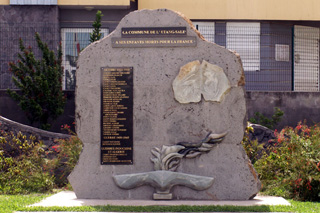 Monument aux morts étang-salé île de La Réunion