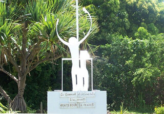 Ancien Monument aux morts étang-salé île de La Réunion.