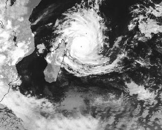 Cyclone sur La Réunion