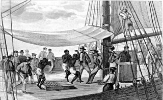 Esclaves sur un navire