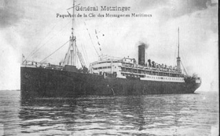 Paquebot Général-Metzinger des messageries maritimes