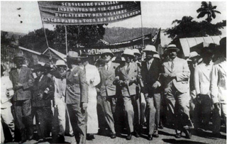 Manifestation 1er mai 1937 à La Réunion