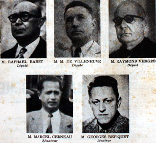 Parlementaires de La Réunion en 1954