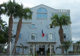 Hôtel de ville Mairie de la ville du Port La Réunion.