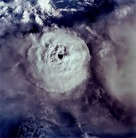 Photo oeil d'un cyclone