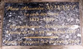 Plaque Alexandre Monnet Saint-Paul