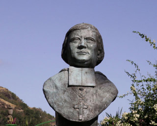 Buste Alexandre Monnet à Saint-Paul île de La Réunion