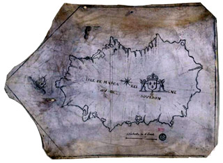 Carte de Bourbon 1600 - 1700