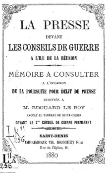 Mémoire de M. Édouard Le Roy