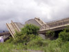 Cyclone Gamède février 2007 Pont de La Rivière Saint-Etienne. La Réunion