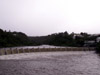 Radier de La Rivière d'abord pendant le passage du cyclone Gamède février 2007
