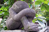 Sculpture en basalte îlet Furcy La Réunion