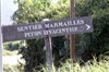 Panneau sentier marmailles du Piton Hyacinthe La Réunion