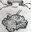 Cosmographie de Mallet 1685 carte de l'île Bourbon