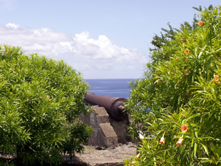 Batterie des sans culottes à Saint-Leu La Réunion.