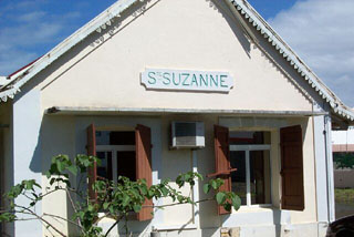 Ancienne gare ferroviaire Sainte-Suzanne île de La Réunion