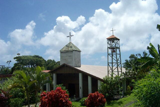 église de Bois Blanc commune de Sainte-Rose La Réunion