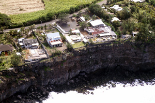 Falaise littoral de Terre Rouge La Réunion